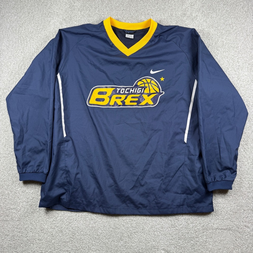 Nike Tochigi Brex Pullover Men 4XL Navy Blue Basketball Windbreaker Warmup